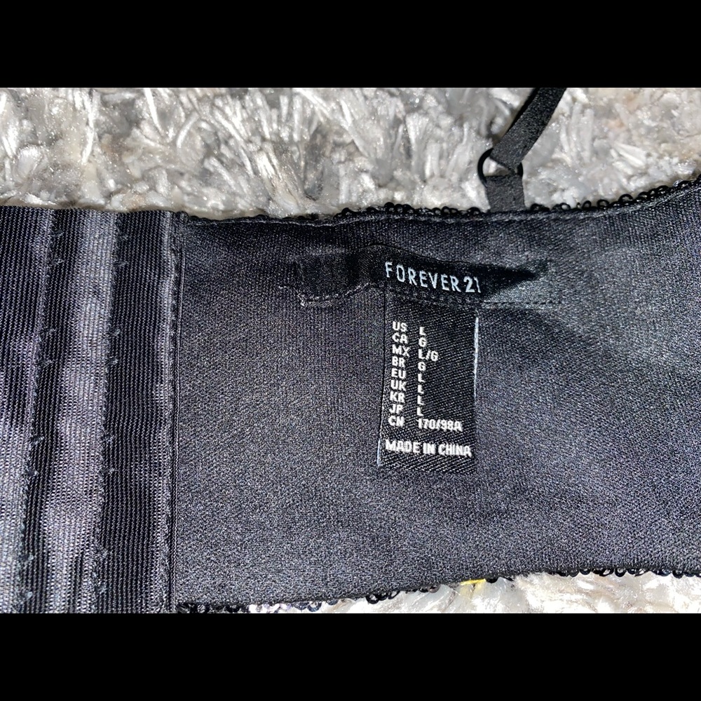 Forever 21 Sequin Floral Bralette - Picture 6 of 6
